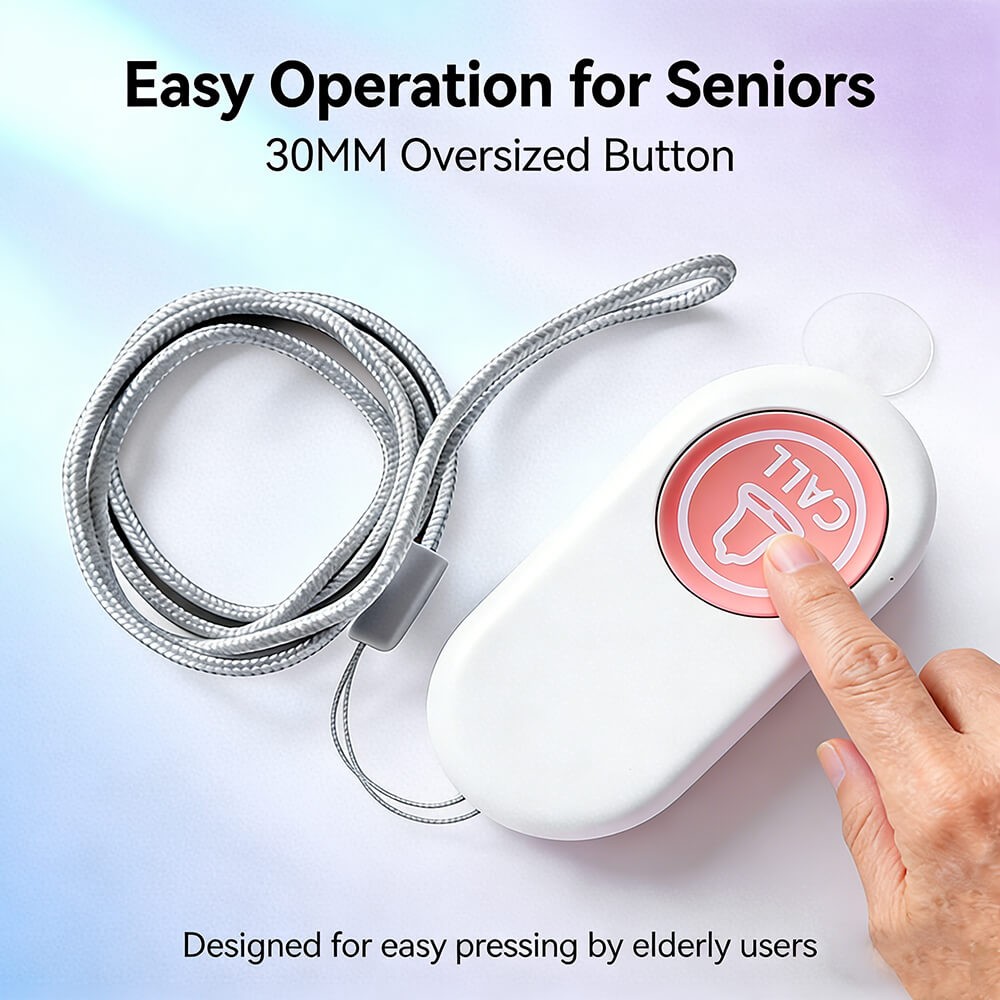 Caregiver Pager Wireless Call Button Nurse Calling Loud Elderly Fall Help System