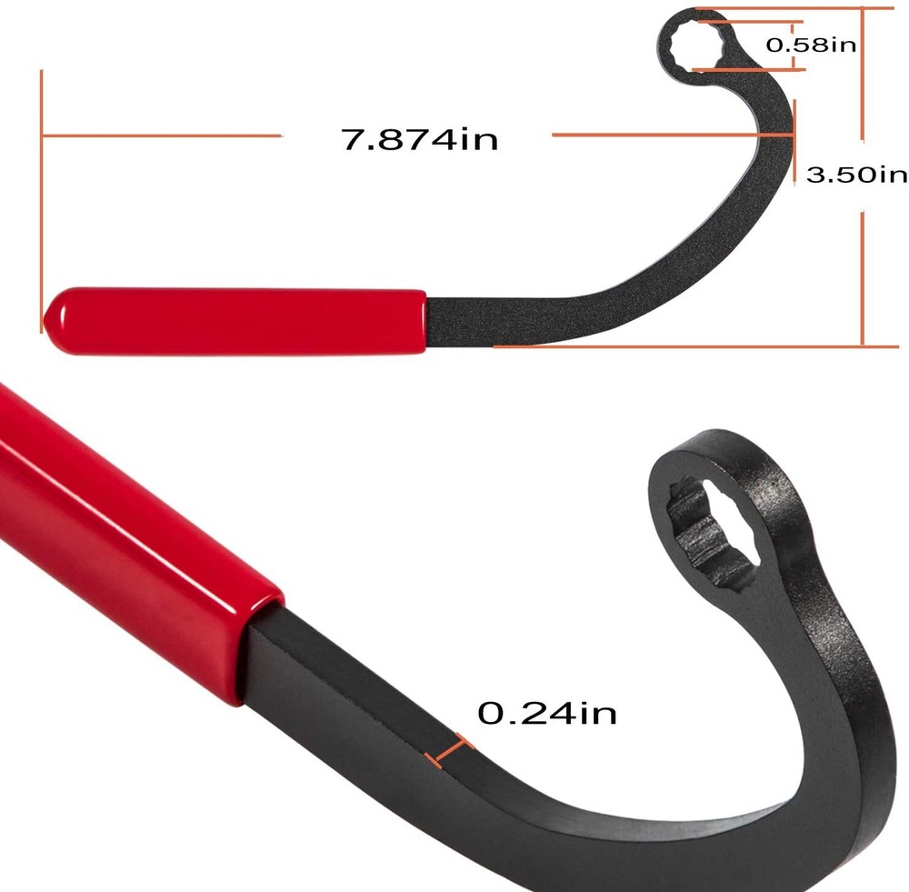 For Dodge Cummins Engine Barring Tool Injection Pump Gear Puller Lock Nut Wrench