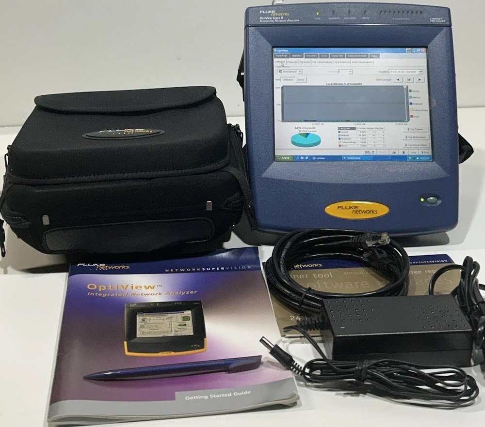 Fluke Network Optiview Series II Integrated Network Analyzer Excellent Condition