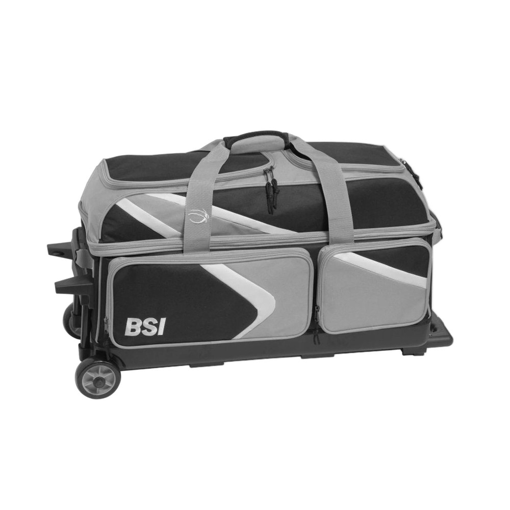 BSI Dash Triple Roller Bowling Bag, Smooth-Rolling League Carry