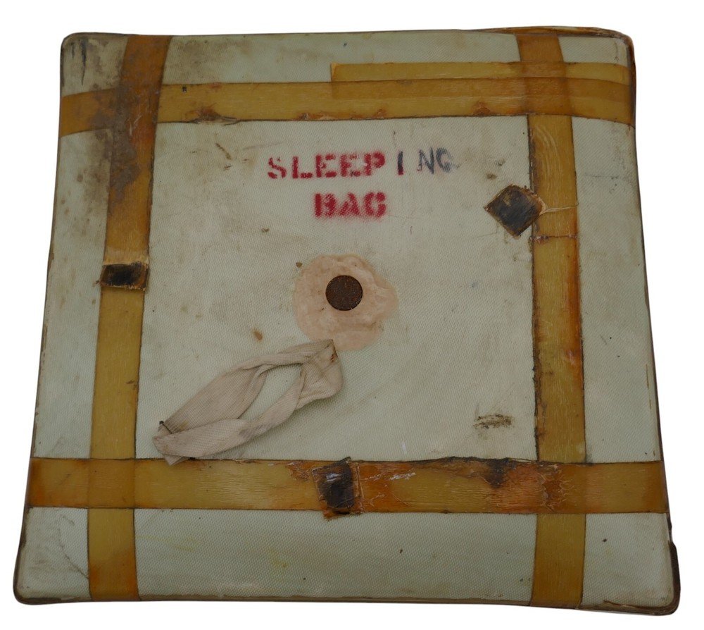 1960 USAF Sealed Container Parachute Bailout Sleeping Bag