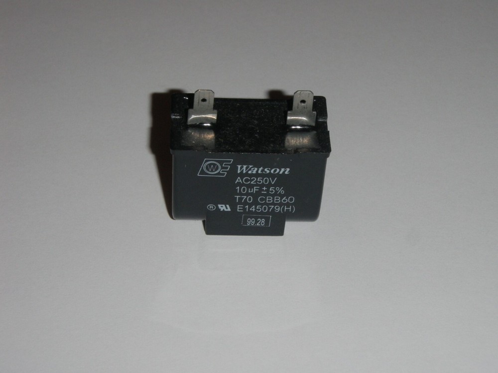 10uF Run Capacitor for Motor in Regal Kitchen Pro Breadmaker Model K6745s