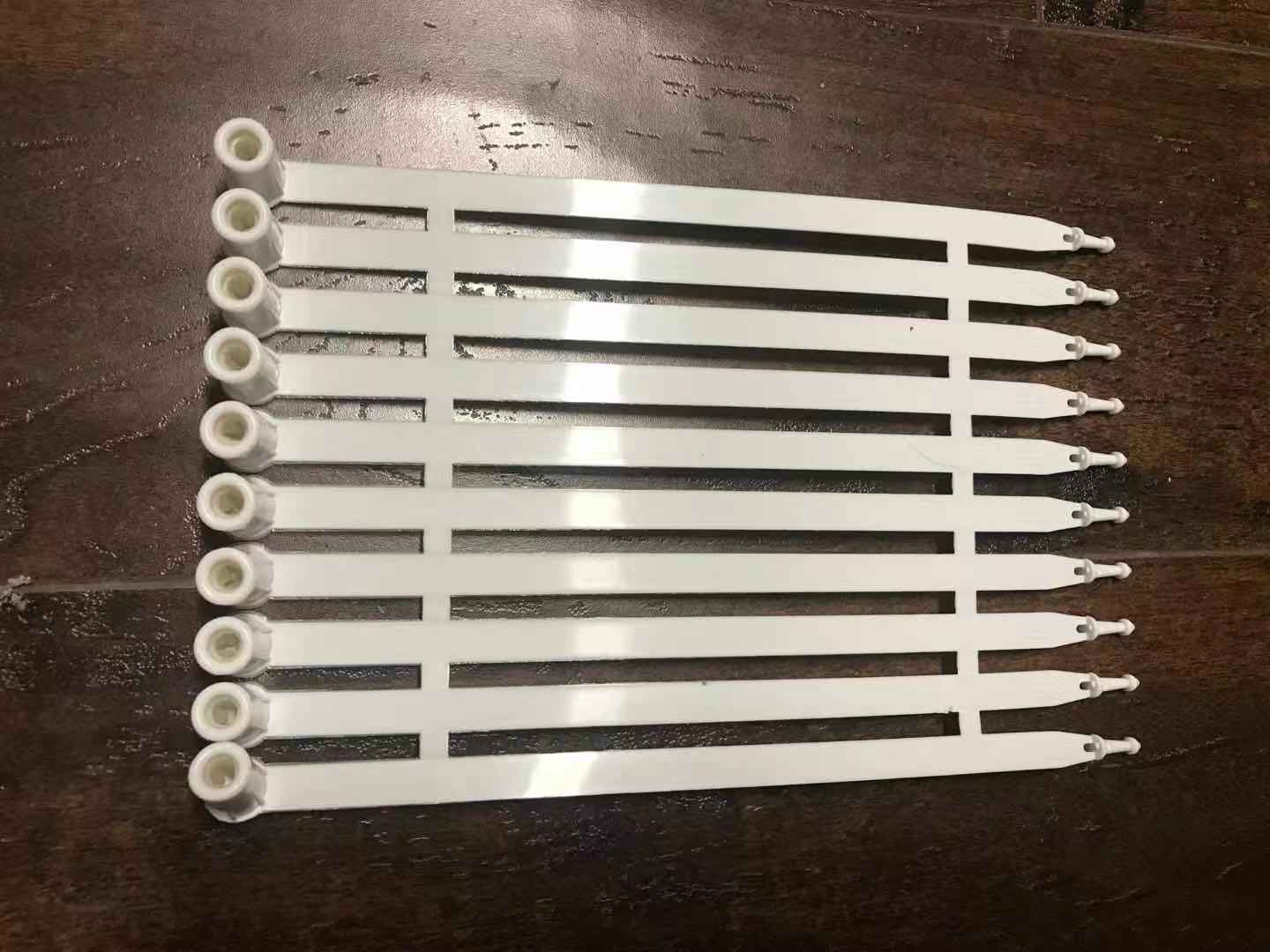 100 White plastic security seals numbered. Truck container seals 7.5 inch