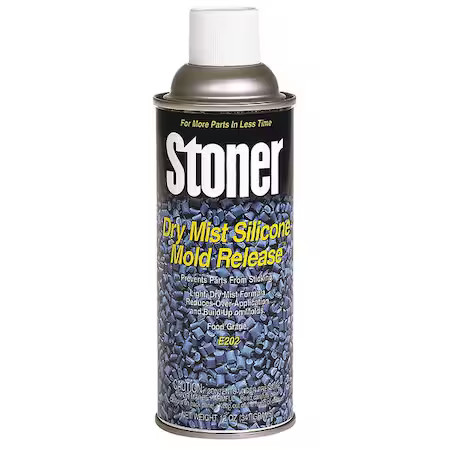 Stoner E202 Dry Mist Silicone Mold Release, 12 Oz.