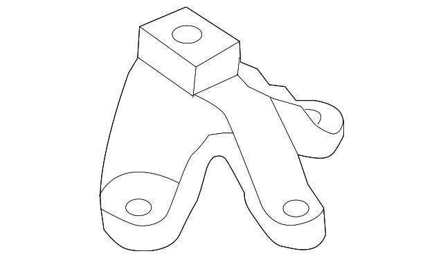 Genuine Ford Automatic Transmission Mount Bracket BV6Z-7M125-A