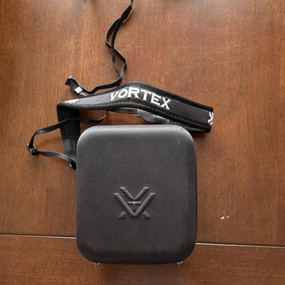 Vortex Binocular Hard Case/Bag with Harness and Strap, Black