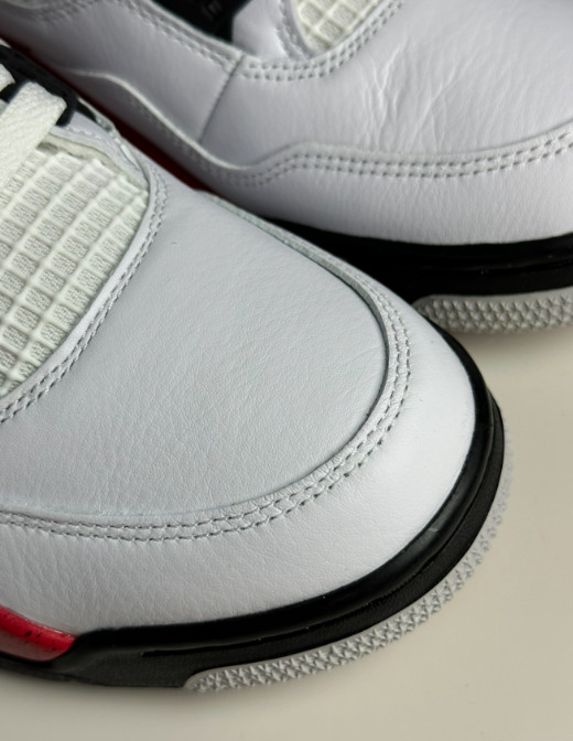 Men's Jordan 4 "Red Cement" Mid Top Retro Basketball Shoes US Size 7-12