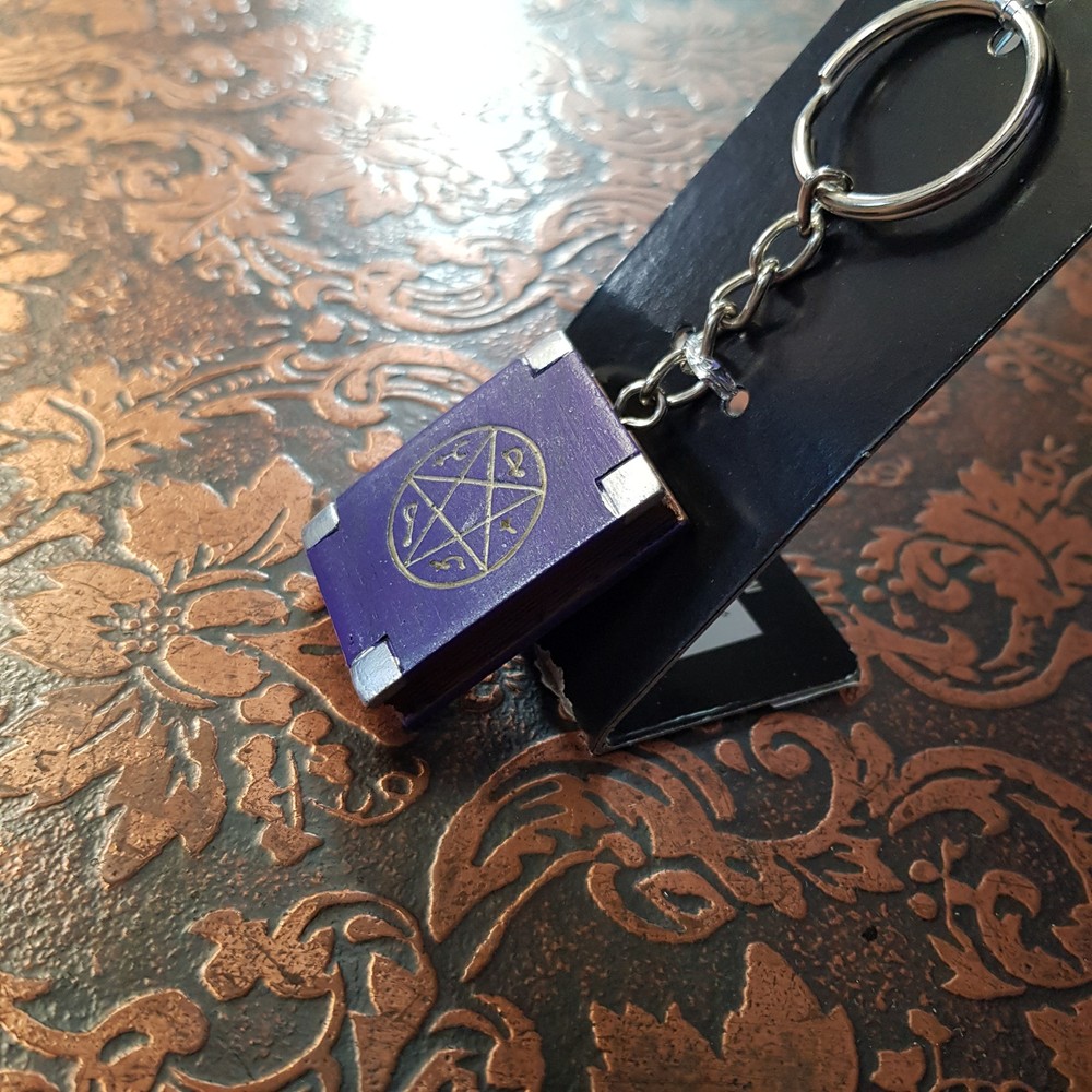 Spell book Key ring