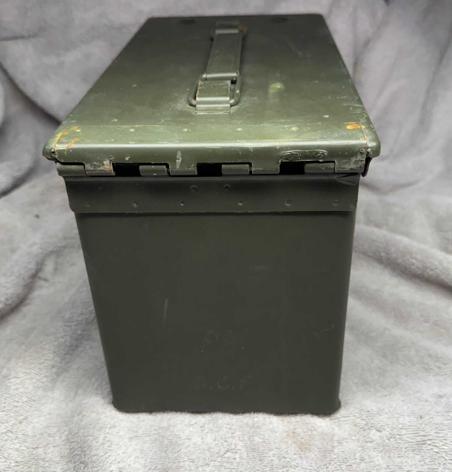 Genuine Military Metal M2A1 / M2A2 Ammo Can, .50 cal, 5.56mm *Great Storage*