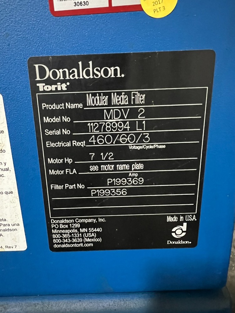 Donaldson Torit MDV 2