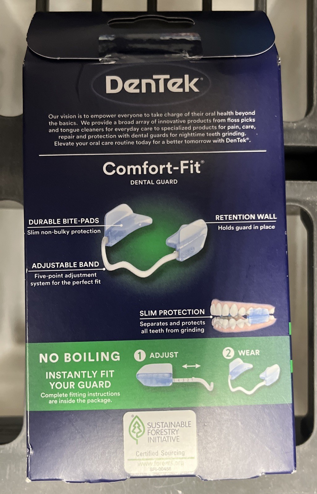 DenTek Comfort-Fit Dental Guards for Nighttime Teeth Grinding, 2 Count