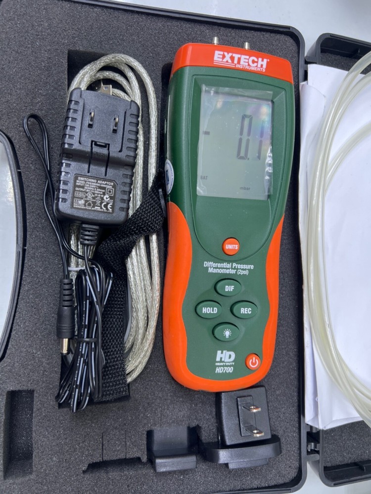 Extech HD700 Differential Pressure Manometer (2-PSI)