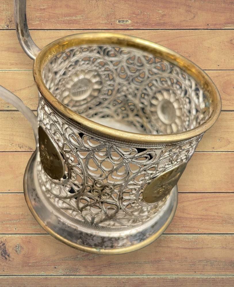Silverplate Russian Cup Holders