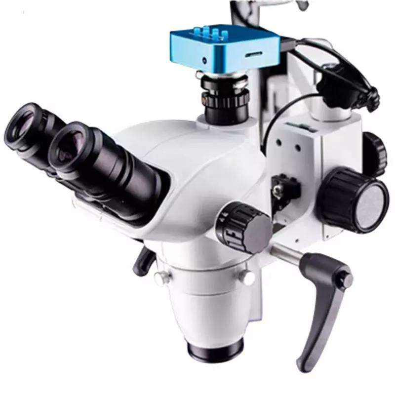 Dental Chair Unit Operating Microscope Endodontic Microscope + Camera Led Light