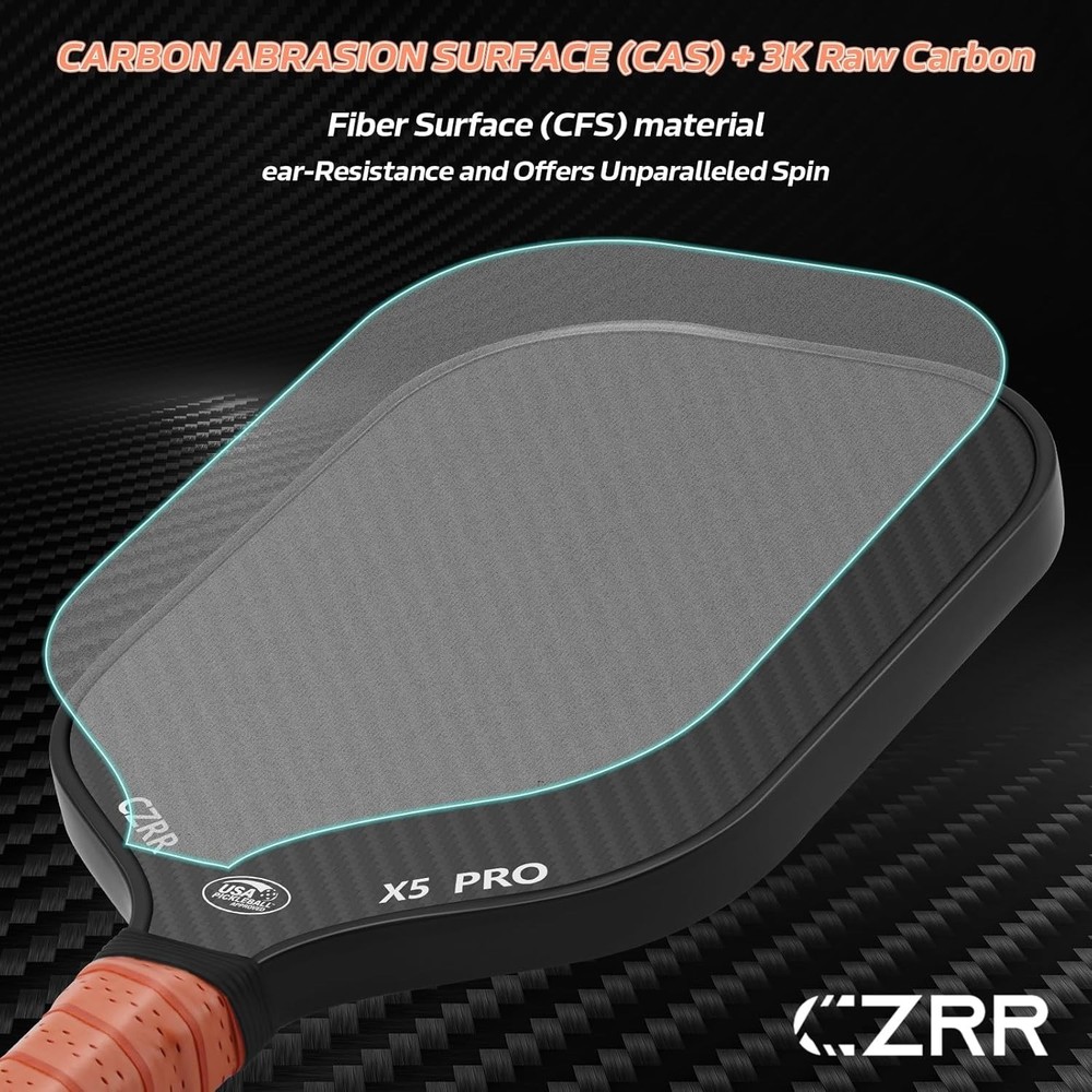 High-Performance Pickleball Paddle with 16MM Honeycomb Core for Spin Control
