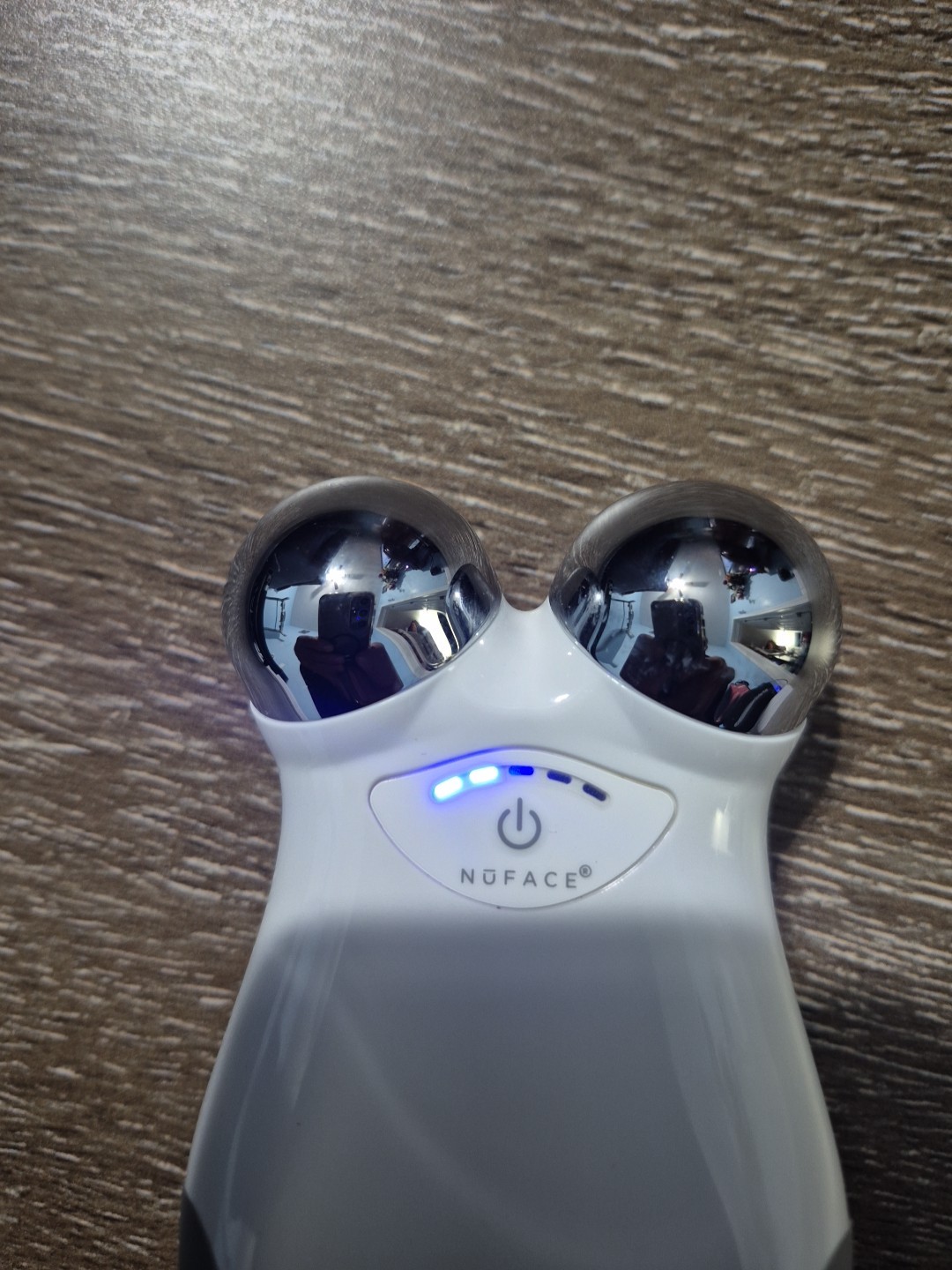 NuFACE Trinity Facial Toning Device White/Gray with Charger ONLY