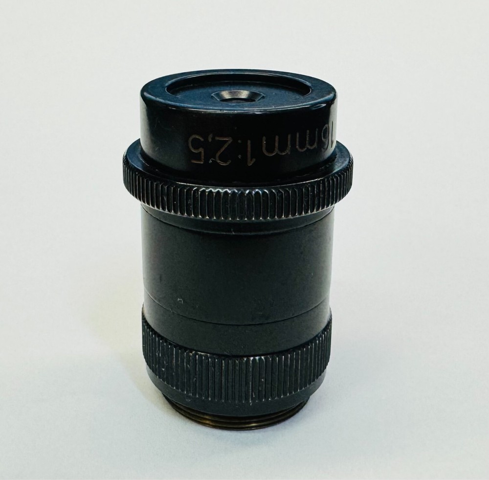 Zeiss 16mm Luminar 1:2.5 Microscope / Camera Objective Lens