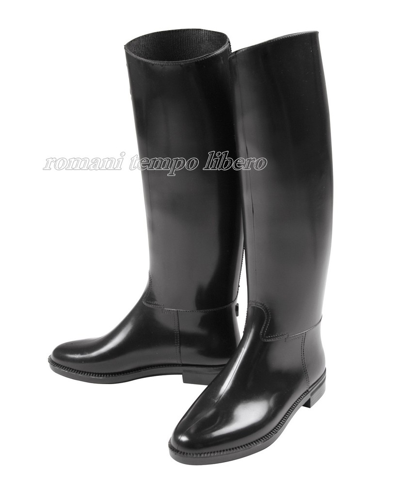 MEN'S SIZE UNLINED RUBBER RIDING BOOTS