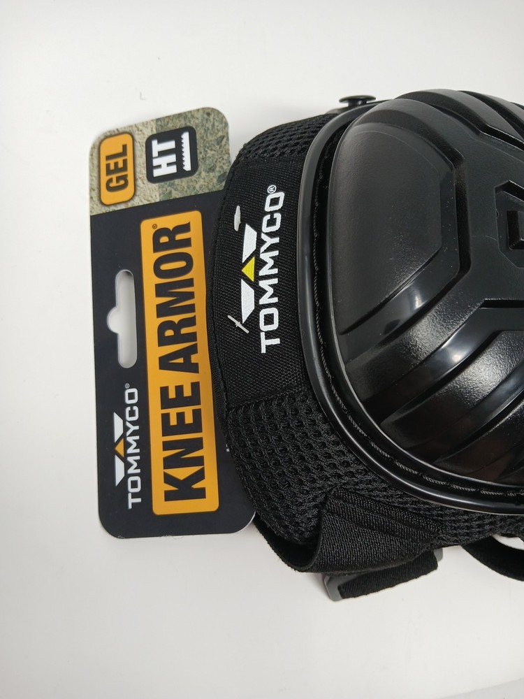Tommyco Black Rubber Knee Armor