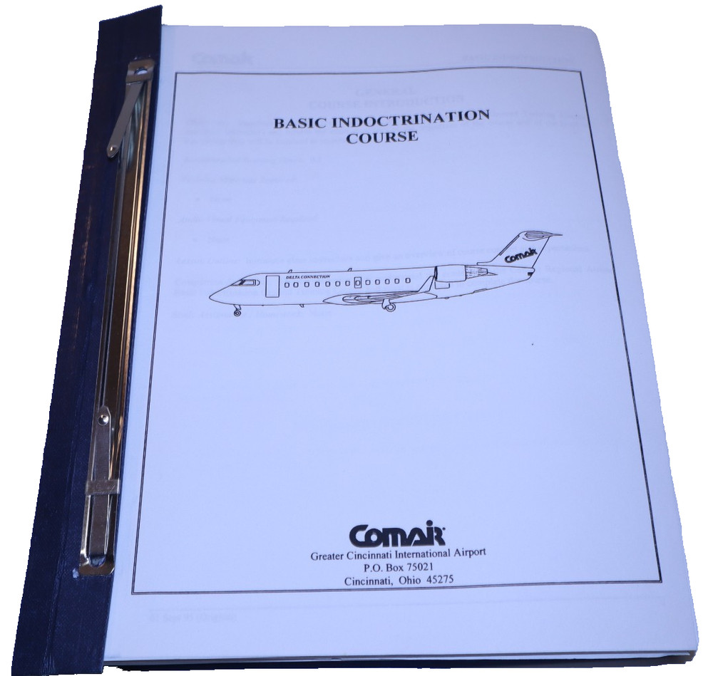 Comair Basic Indoctrination Course Pilot Training Manual Aviation