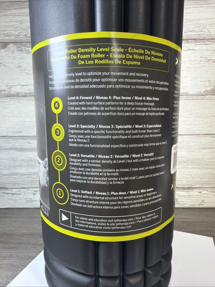 Trigger Point Performance TPT-GRDBW The Grid Black Foam Roller - Black