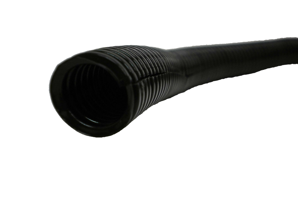 10 ft 3/4" Black Split Wire Loom High Temperature Conduit Polyethelene Trailer