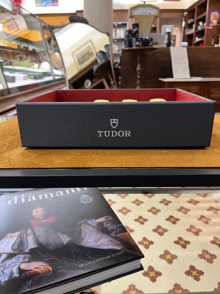 Tudor Ochre Yellow Suede Display Stand