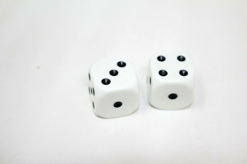2012 Millionaire Monopoly Game Replacement Pieces Only - 2 Dice