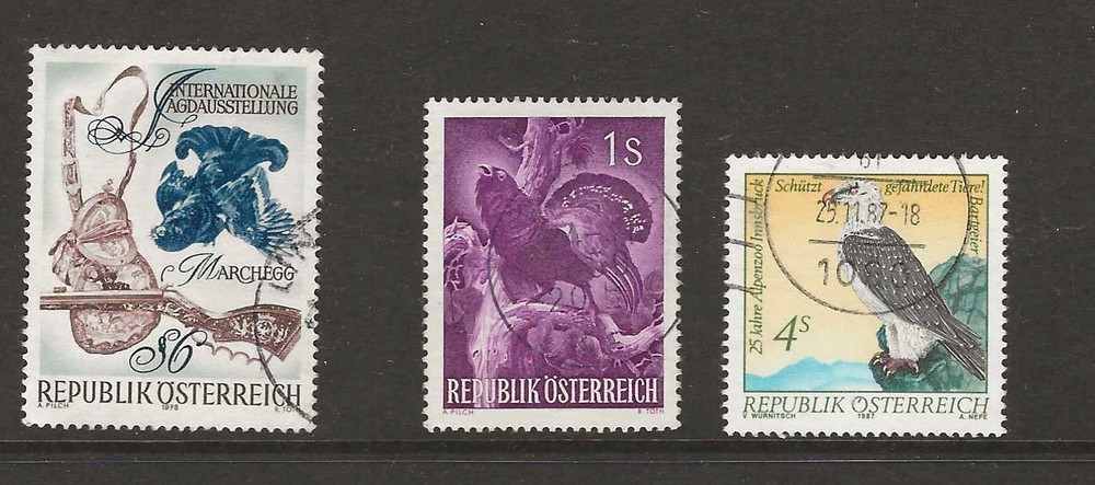 Austria 1959-82  birds  used (s158)