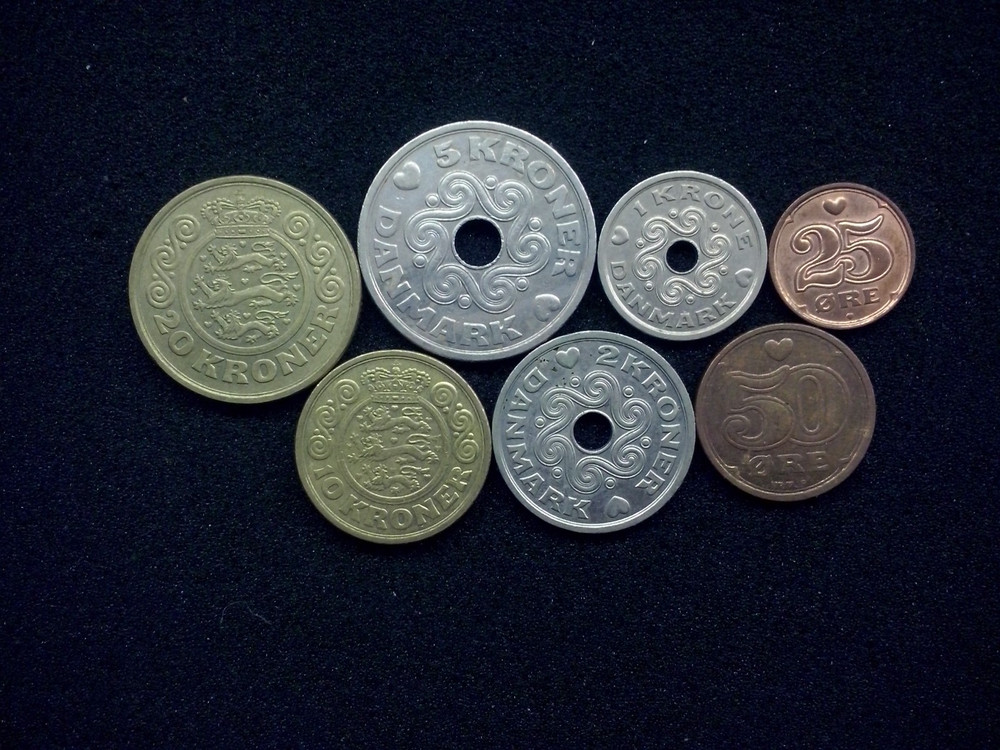 Denmark  25 öre - 20 kroner