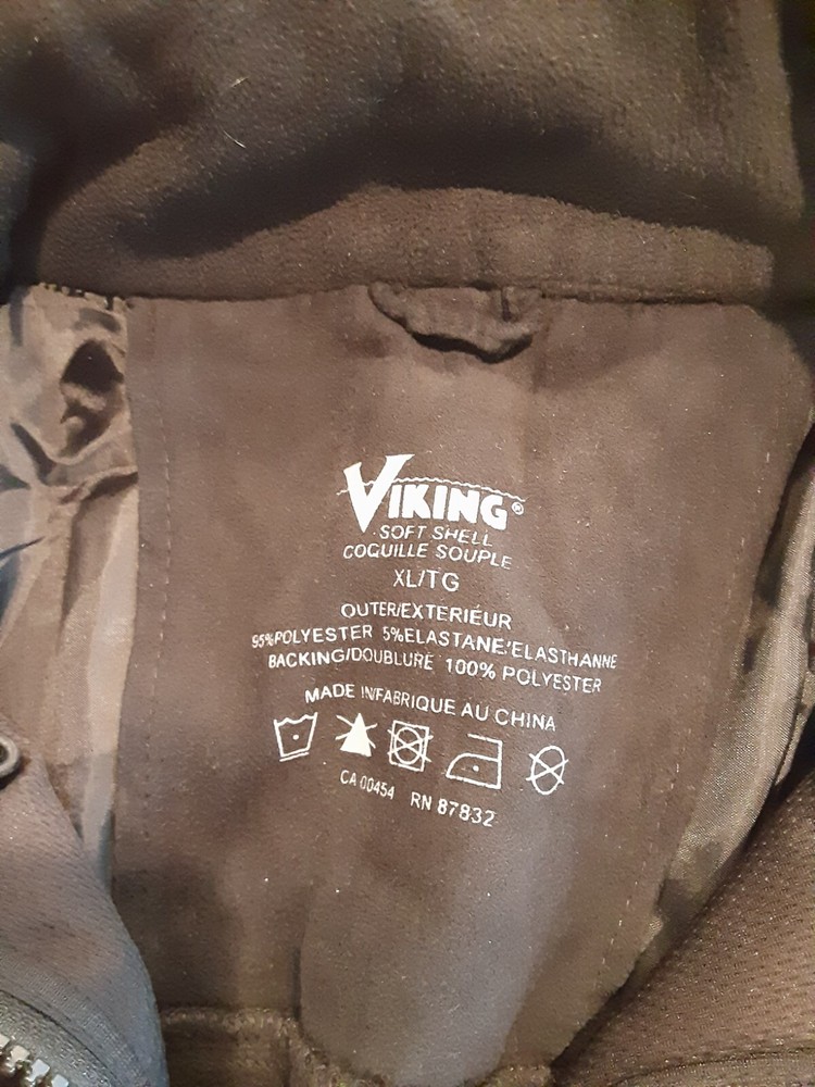 Viking Black Jacket Size Xl #S100