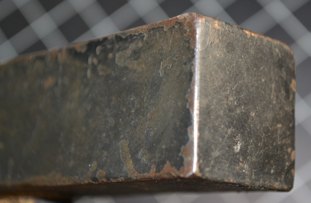 BLACKSMITH SET HAMMER - 1 1/2" SQUARE HEAD - ORIGINAL HANDLE - VERY LITTLE USE
