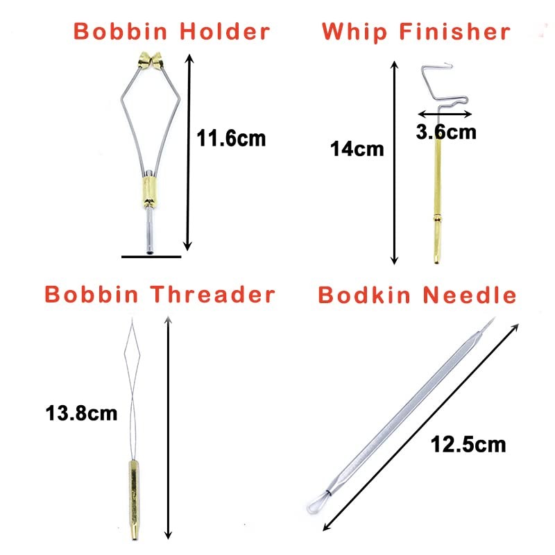 Fly Tying Tools 6PCS Combo Fly Tying Kit Fly Tying Set Fly Tying Tools Set- A