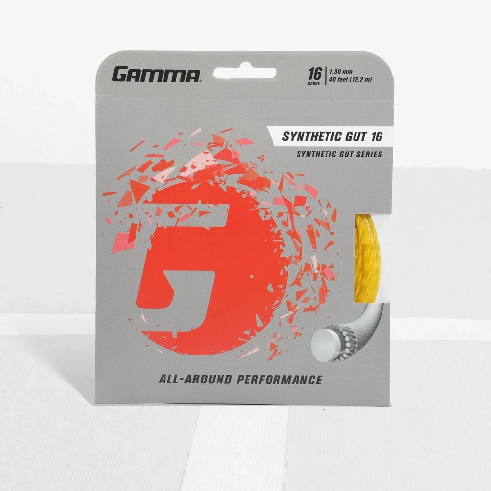 Gamma Synthetic Gut Tennis String, Control & Durability