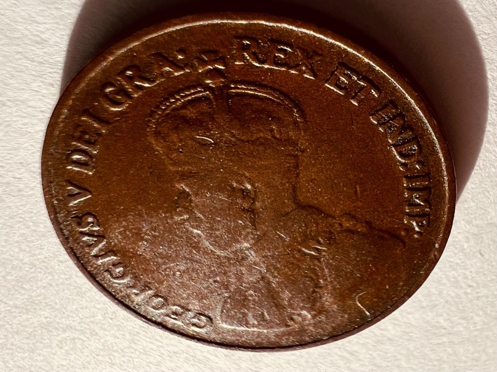 1920 Canada One Cent SMALL- Nice Coin VF CONDITION