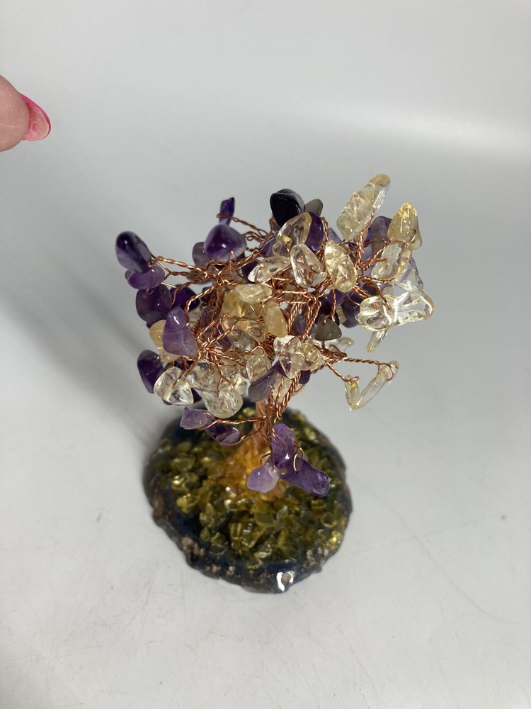 Amethyst Bonsai Tree Copper Trunk Gorgeous