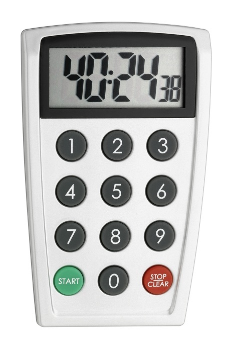 38.2026 La Crosse Technology TFA Direct Dial Number Digital Timer - Silver