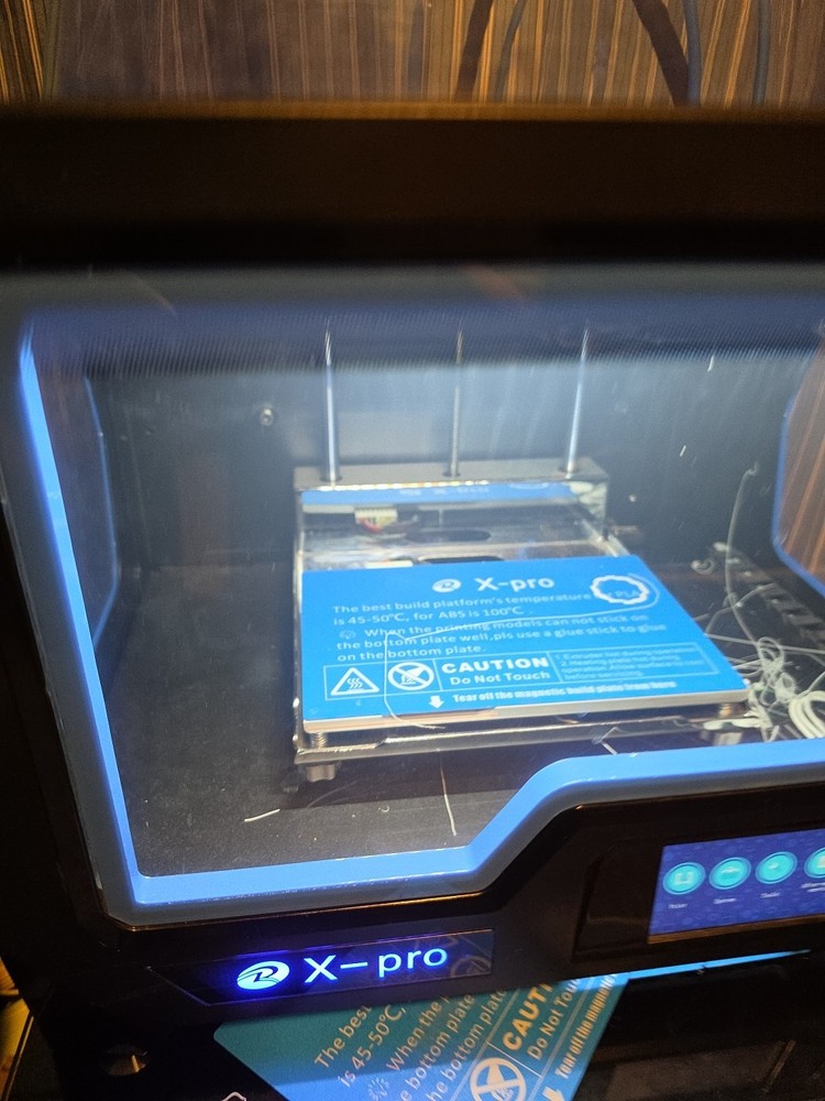 QIDI Technology X-Pro 3D Printer with Power Cable and Extras