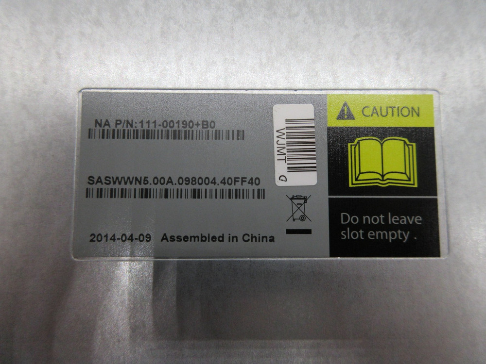 NetApp IOM6 111-00190+B0 SAS Storage Controller Ethernet Server Module