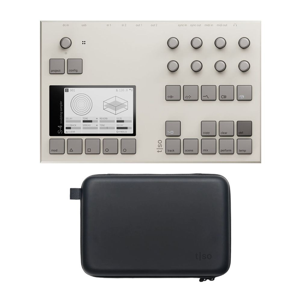 Torso Electronics S-4 Sculpting Sampler White w/ Carrying Case Bundle