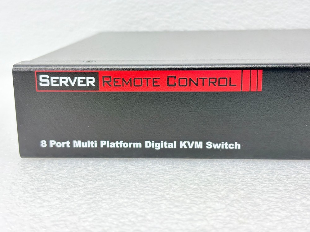 StarTech SV841HDI 8-Port Multi-Platform Digital IP KVM Switch Only - Black