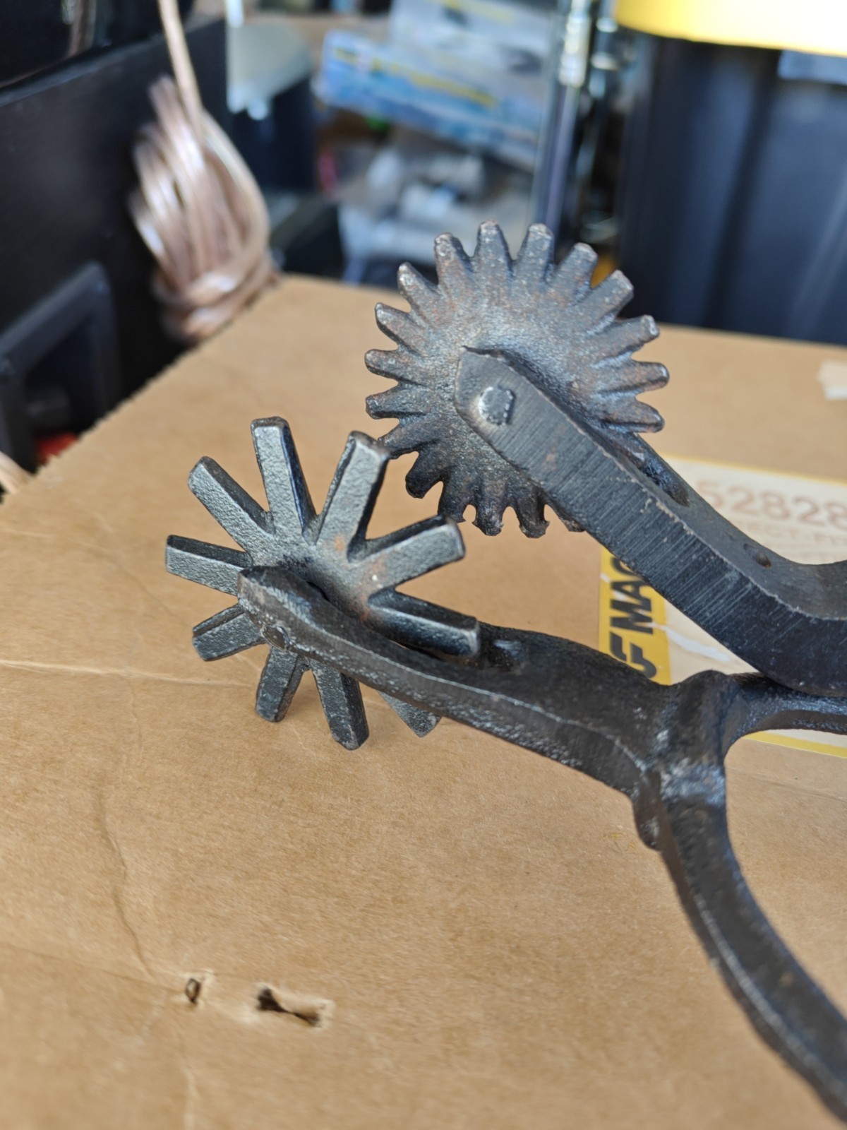 2 Decrotive Horse Spurs close But NOT a PAIR Checkem Out!