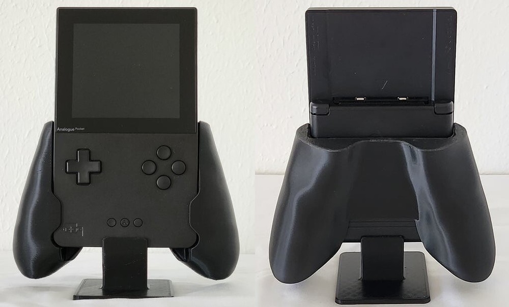 3D Printed Handhold Controller Holder Grip Handle For Analogue Pocket pocket