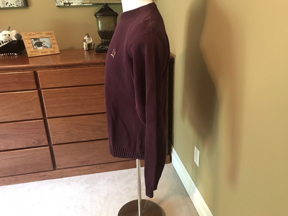 Men’s Tommy Hilfiger Maroon Pullover Sweater Size XL