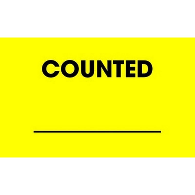 2" x 3" Counted Labels (500 per Roll)