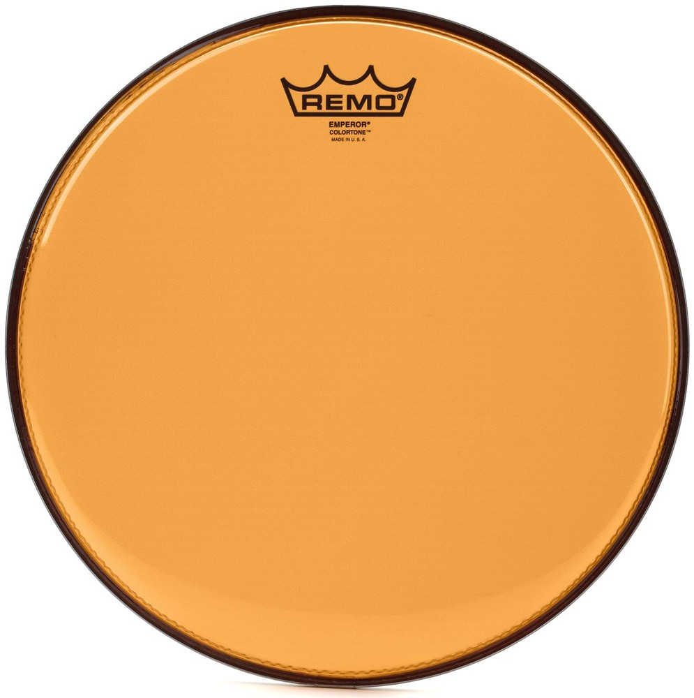 Remo Emperor Colortone Orange Drumhead - 12 inch (2-pack) Bundle