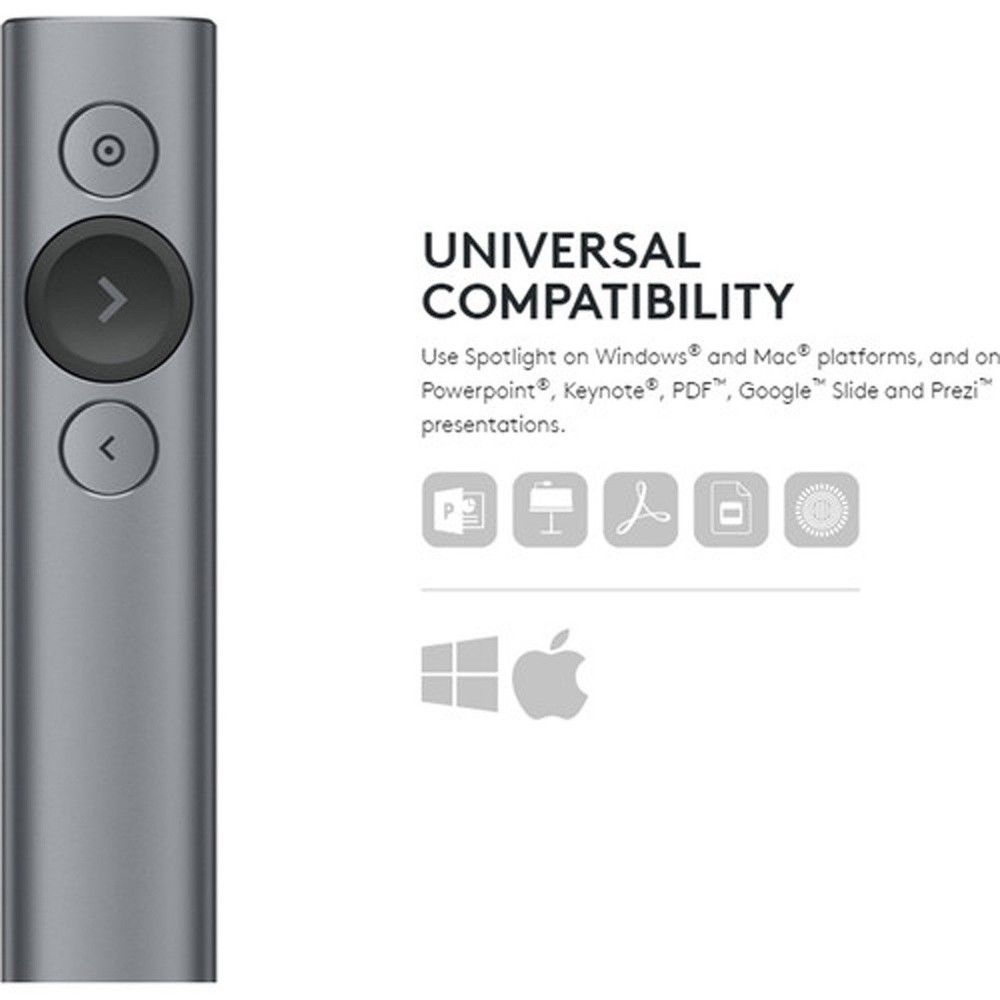 Logitech Spotlight Presentation Remote, Gold