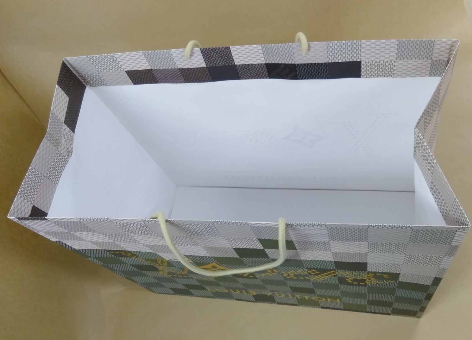 LOUIS VUITTON X PHARRELL 19.3 inch Extra Large Authentic Shopping Tote Gift Bag