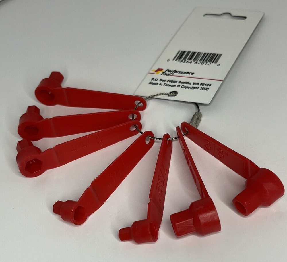 Performance Tool - Brake Caliper Hex Bit Identifier Set [7 pcs] (Part # W82012)