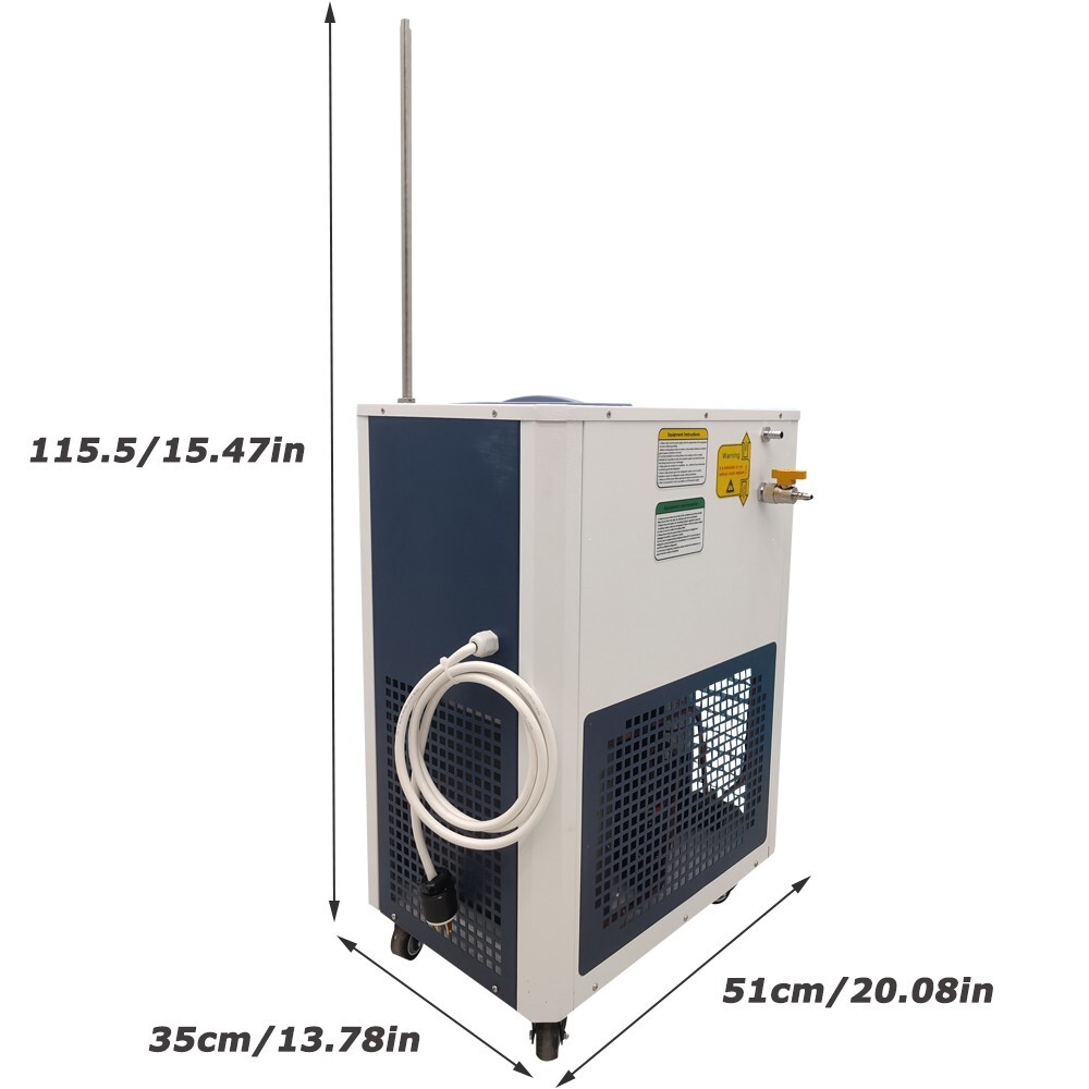 5L Lab Circulator Chiller Recirculating Chiller Water Bath Circulation Pump-40℃
